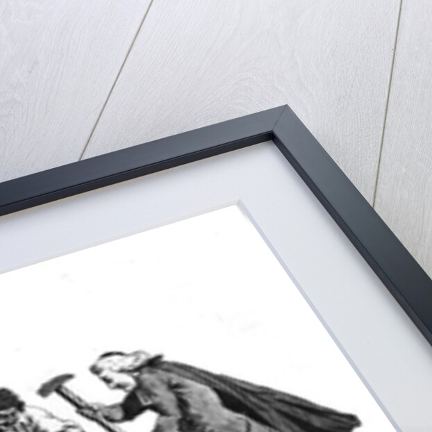 The Three Orders, forging the New Constitution on an Anvil, 1789 by French School