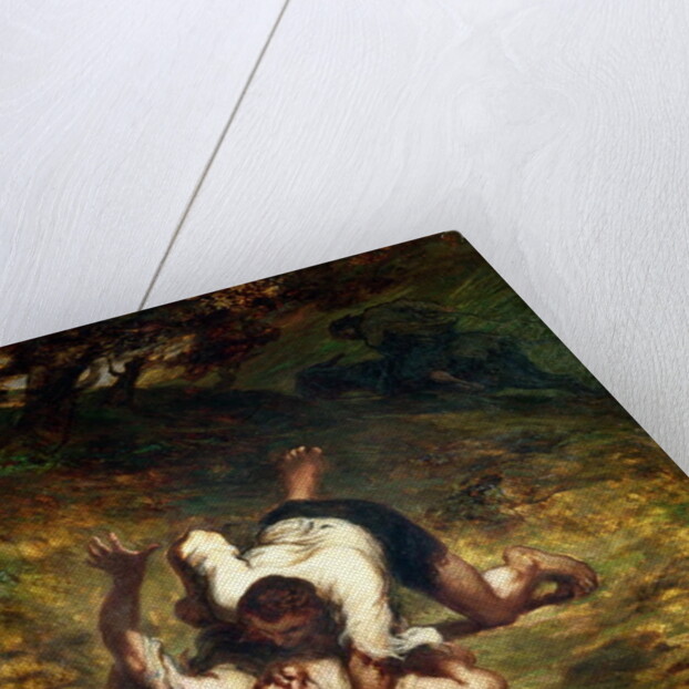 The Thieves and the Donkey, c.1858-60 by Honore Daumier