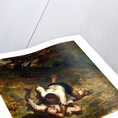 The Thieves and the Donkey, c.1858-60 by Honore Daumier