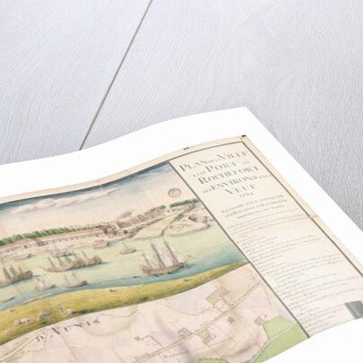 Plan of the Town and Port of Rochefort, 1724 by French School