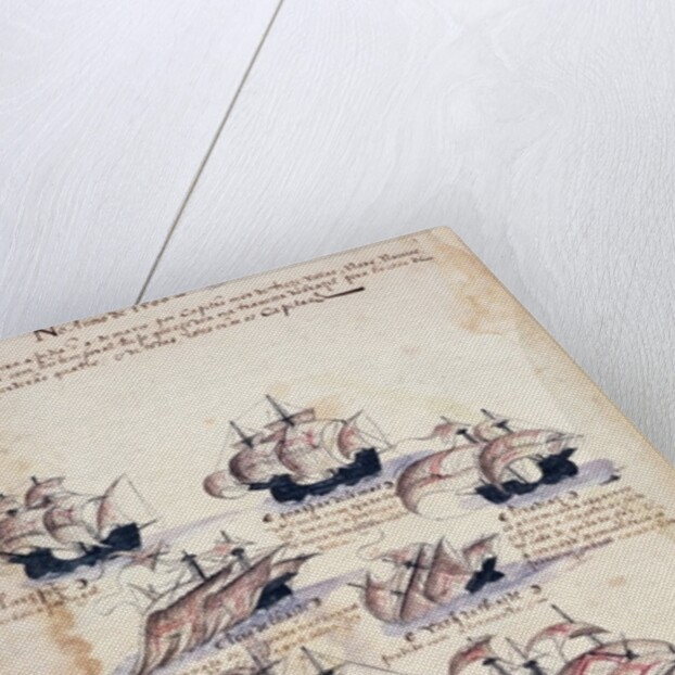 Pedro Alvares Cabral Arriving in Brazil in 1500 by Portuguese School