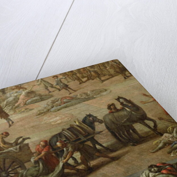 View of the Town Hall, Marseilles, during the Plague of 1720 by Michel Serre