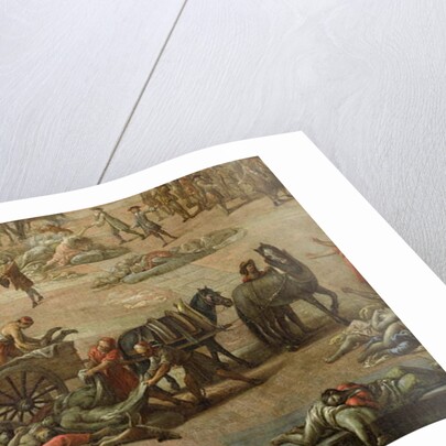 View of the Town Hall, Marseilles, during the Plague of 1720 by Michel Serre