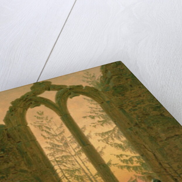 Ruins of the Oybin Monastery 1835-40 by Caspar David Friedrich