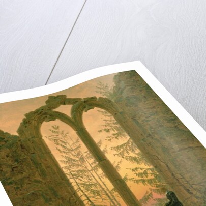 Ruins of the Oybin Monastery 1835-40 by Caspar David Friedrich