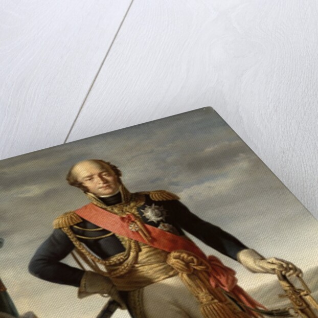 Portrait of Louis Nicolas Davout Prince of Eckmuhl, Duc d'Auerstaedt and Marshal of France, c.1852 by Tito Marzocchi de Belluci