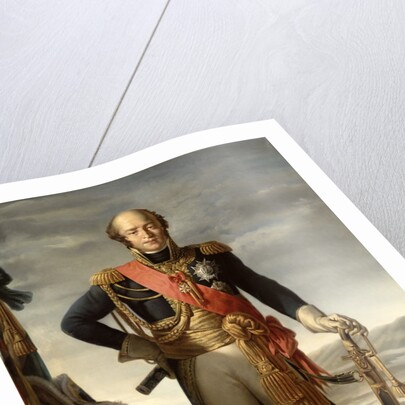 Portrait of Louis Nicolas Davout Prince of Eckmuhl, Duc d'Auerstaedt and Marshal of France, c.1852 by Tito Marzocchi de Belluci