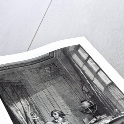 St. Preux Receiving the Portrait of Julie by Nicolas Andre Monsiau