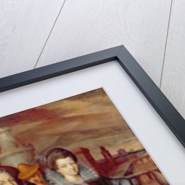 Portrait of Ferdinand I Grand Duke of Tuscany, and his Niece Marie, future wife of Henri IV by Frans II Pourbus