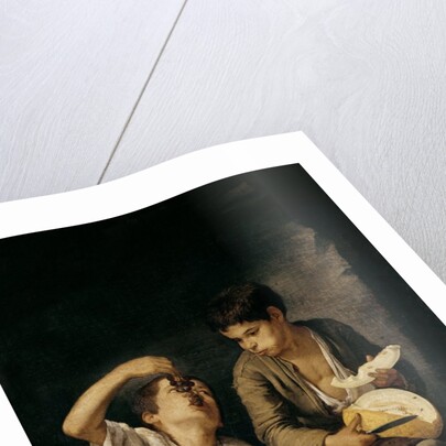 Two Children Eating a Melon and Grapes, 1645-46 by Bartolome Esteban Murillo