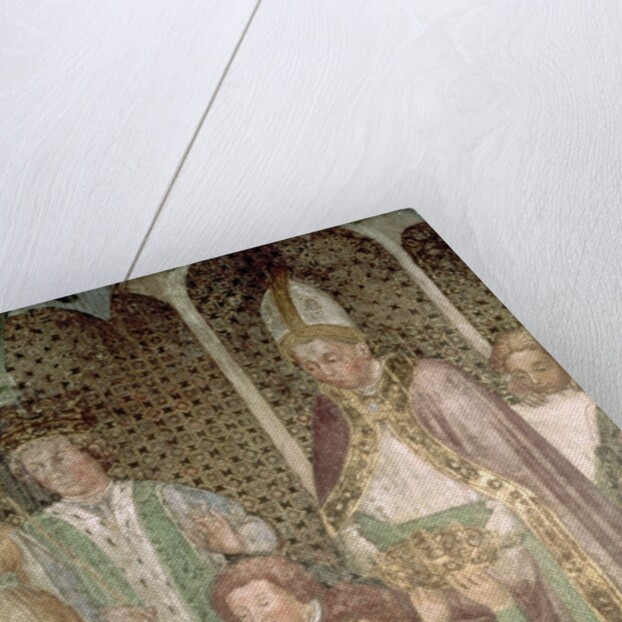 Queen Theodolinda and Pope Gregory the Great Exchanging Gifts, 1444 by Zavattari Family