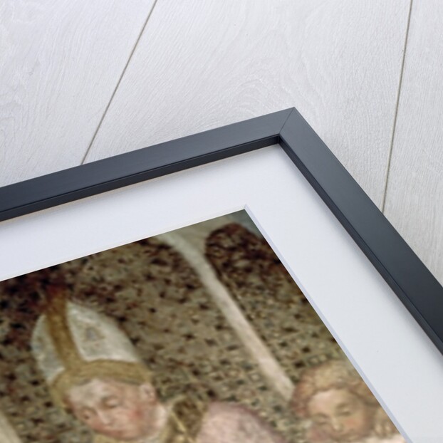 Queen Theodolinda and Pope Gregory the Great Exchanging Gifts, 1444 by Zavattari Family