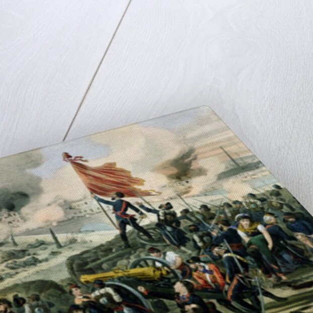 Attack at Pont de Neuilly and Courbevoie, 2nd April 1871 by French School