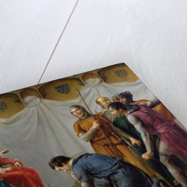 St. Louis Pardonning Mauclerc by Georges Rouget