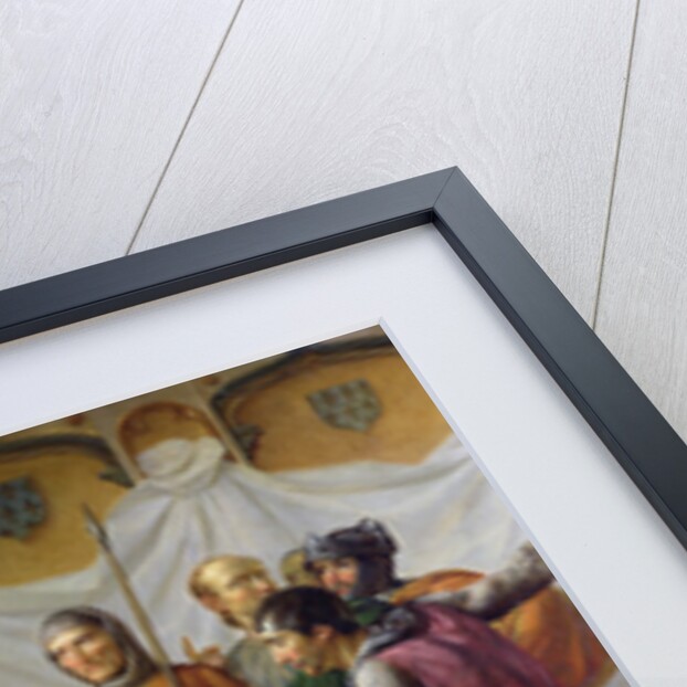 St. Louis Pardonning Mauclerc by Georges Rouget