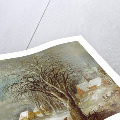 Winter Landscape by Joos or Josse de The Younger Momper