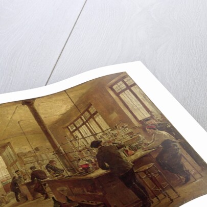 The Laboratory, 1887 by Ferdinand Joseph Gueldry