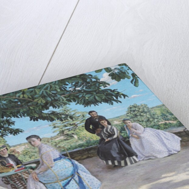 Family reunion, 1867 by Jean Frederic Bazille