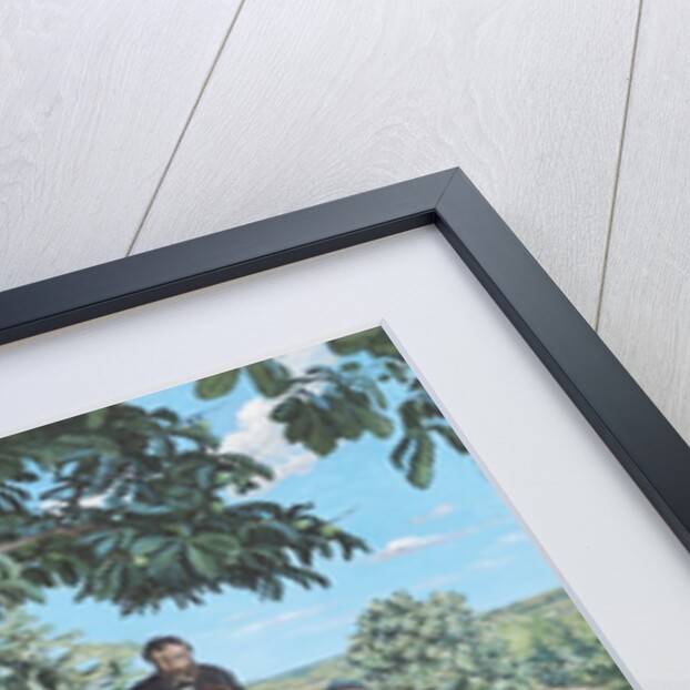 Family reunion, 1867 by Jean Frederic Bazille