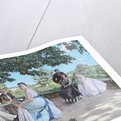Family reunion, 1867 by Jean Frederic Bazille