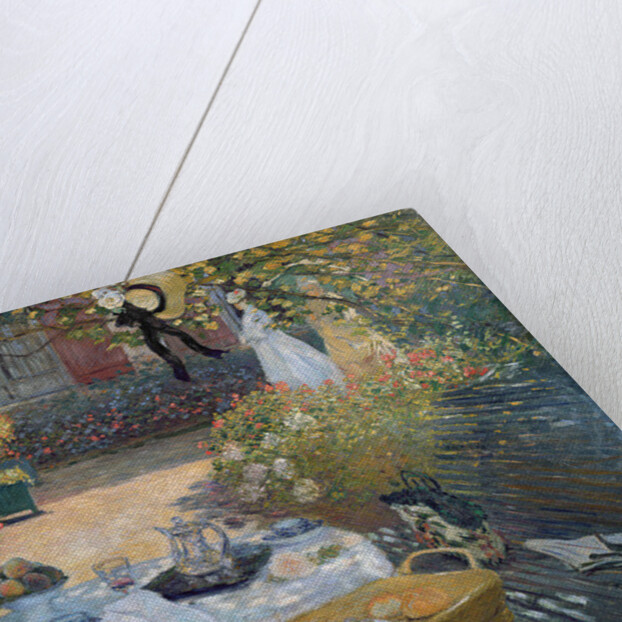 The Luncheon: Monet's garden at Argenteuil, c.1873 by Claude Monet