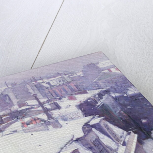 View of Roofs or Roofs under Snow, 1878 by Gustave Caillebotte