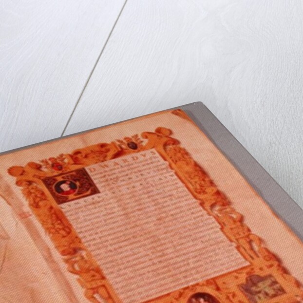 Ratification by Edward VI of the Treaty of Boulogne, 25th May 1550 by English School