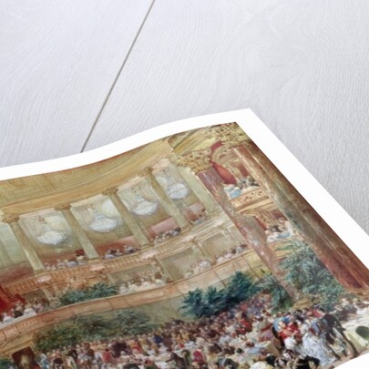 Dinner in the Salle des Spectacles at Versailles, 1854 by Eugene-Louis Lami