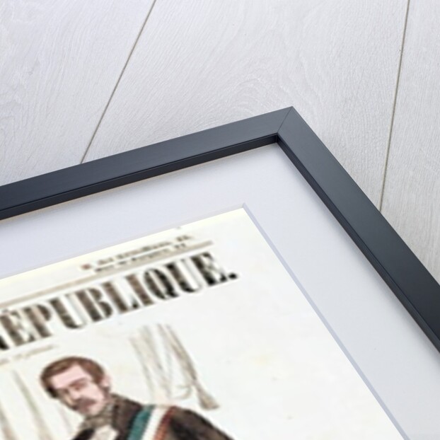 Illustrated lyric sheet for 'Serment a la Republique', c.1848-52 by French School