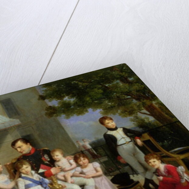 Portrait of Napoleon Bonaparte with his Nephews and Nieces on the Terrace at Saint-Cloud, 1810 by Louis Ducis