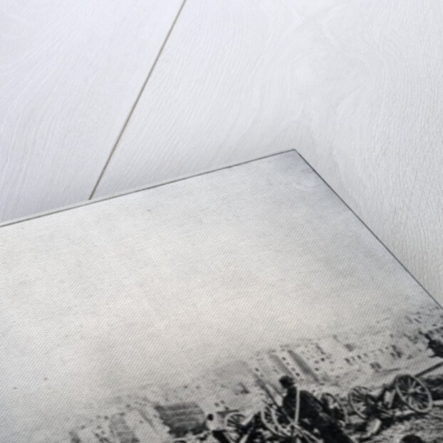 Cannons on the Buttes-Montmartre on the Eve of the 18th March, 1871 by French School