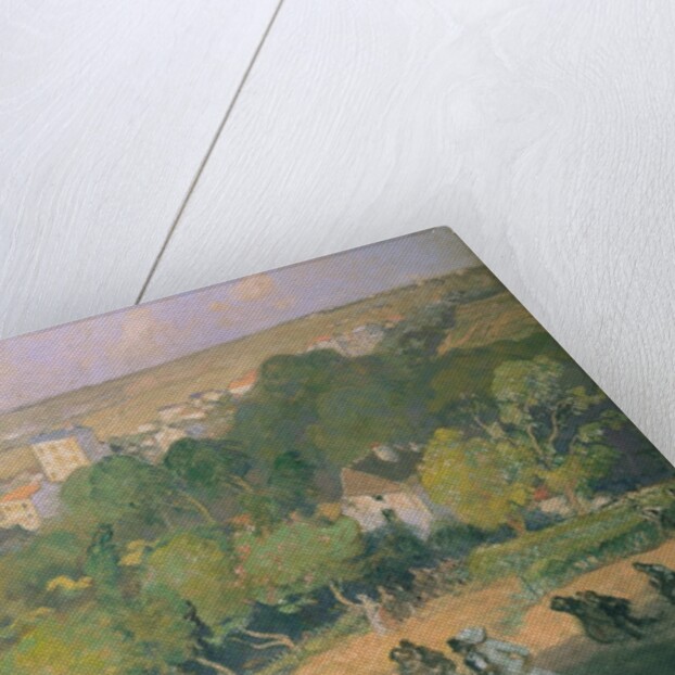 Balloon Landing at Pre St-Gervais, c.1885 by Auguste Lepere