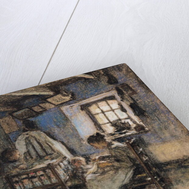 Domestic Interior, Wissant, 1913 by Leon Augustin Lhermitte