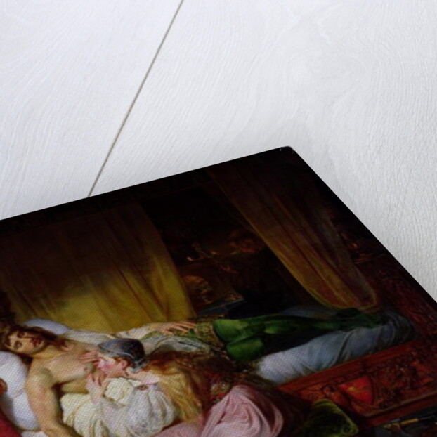 The Devotion of Princess Sybille, 1832 by Felix Auvray