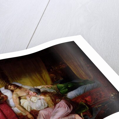 The Devotion of Princess Sybille, 1832 by Felix Auvray