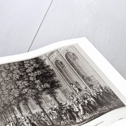 Camille Desmoulins Speaking at the Palais Royal, 12 July 1789 by Jean Louis II Prieur