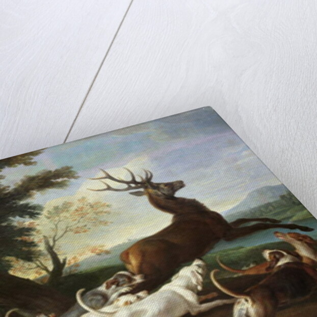 The Deer Hunt, 1718 by Alexandre-Francois Desportes