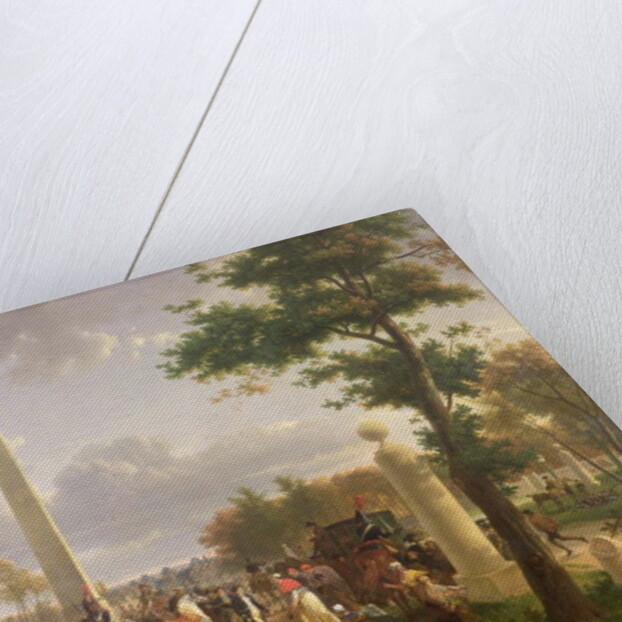 Meeting between Napoleon I and Pope Pius VII in the Forest of Fontainebleau in 1804, 1808 by Alexandre Hyacinthe Dunouy