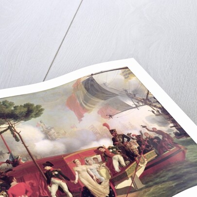 Napoleon I and Marie Louise Disembarking at Antwerp, 1810 by Louis Philippe Crepin