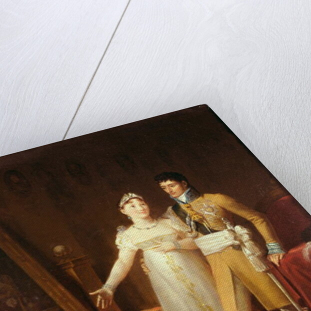 Portrait of Jerome Bonaparte and his wife Catherine of Wurtemberg by Francois Pascal Simon Baron Gerard
