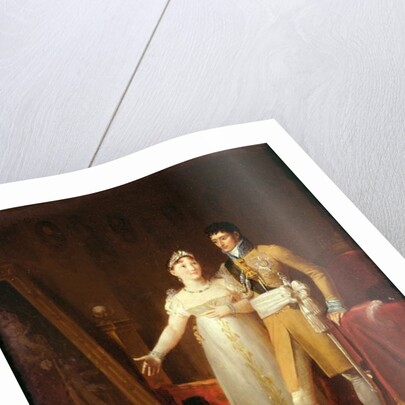 Portrait of Jerome Bonaparte and his wife Catherine of Wurtemberg by Francois Pascal Simon Baron Gerard