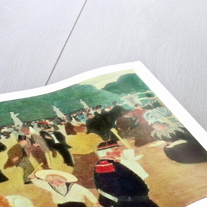 The Luxembourg Gardens, 1895 by Felix Edouard Vallotton