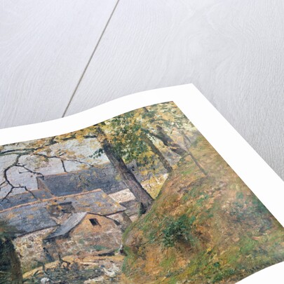 A Farm at Montfoucault, 1894 by Camille Pissarro