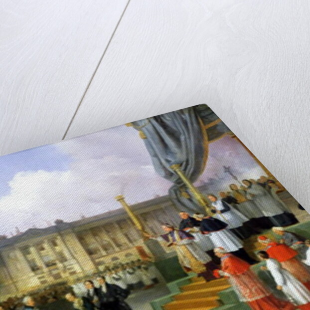 Inauguration of a Monument in Memory of Louis XVI by Charles X by Joseph Beaume