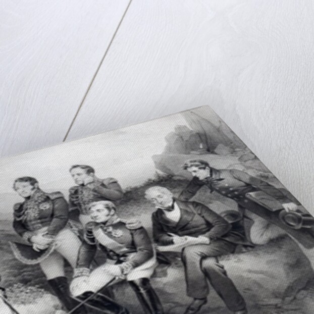 Emperor Napoleon I Dictating his Memoirs to Emmanuel Las Cases on St. Helena, 1860 by Nicolas Eustache Maurin