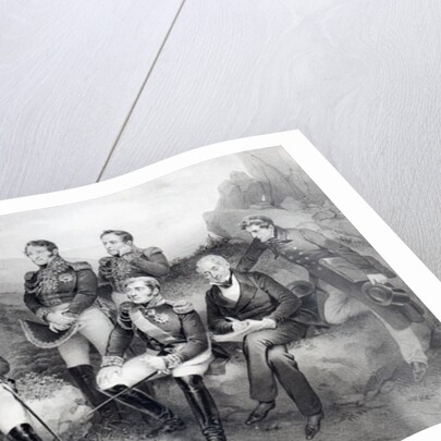 Emperor Napoleon I Dictating his Memoirs to Emmanuel Las Cases on St. Helena, 1860 by Nicolas Eustache Maurin