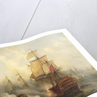 The Redoutable at Trafalgar, 21st October 1805 by Auguste Etienne Francois Mayer