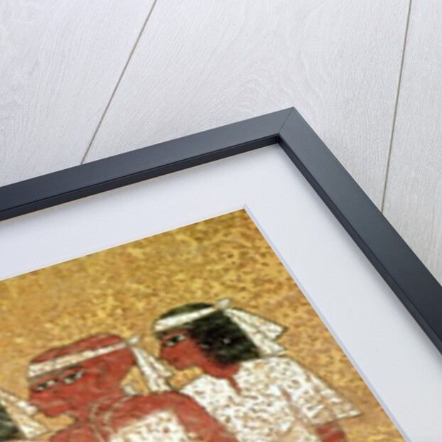 Cortege pulling the King's catafalque by Egyptian 18th Dynasty