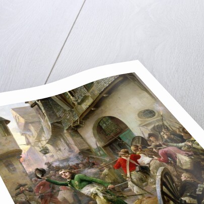 Henri de La Rochejaquelein at the Battle of Cholet, 17th October 1793 by Paul Emile Boutigny