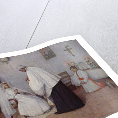 Communion in Extremis, 1889 by Henri Eugene Augustin Le Sidaner